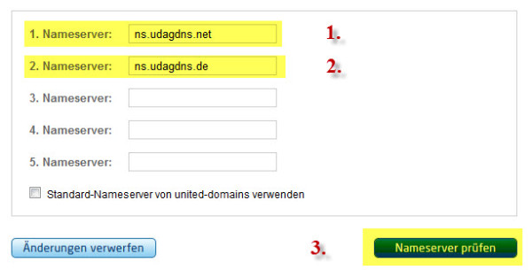 United Domains Nameserver