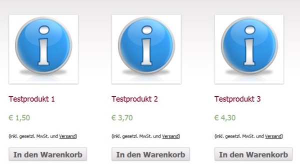 WooCommerce Shopansicht