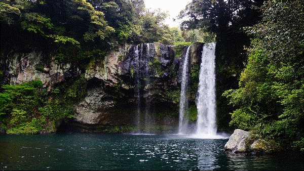 Wasserfall - teilanimiert mit PicAnimate