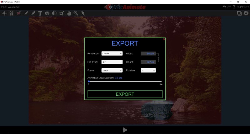 PicAnimate - Export