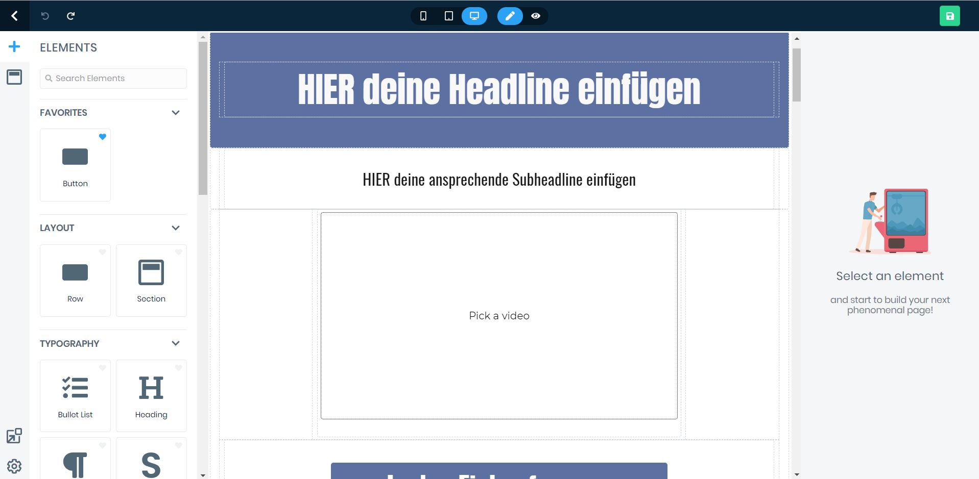 page-builder von ez page von said shiripour