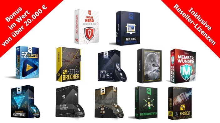EZ Page - Bonus inklusive Reseller Lizenzen