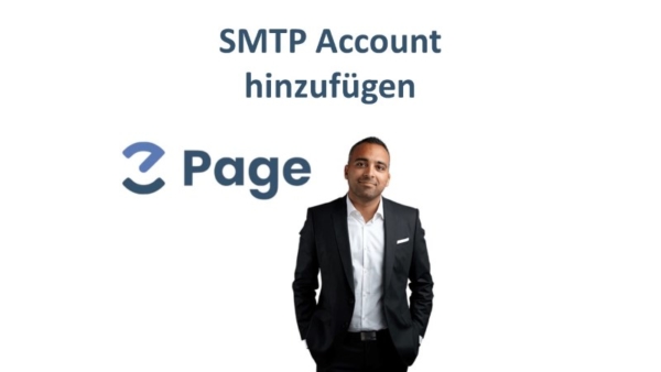 EZ Page von Said Shiripour - SMTP Account hinzufügen